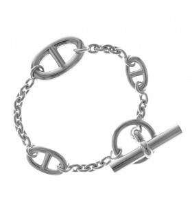 Hermès Farandole silver bracelet