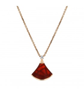 Bulgari Divas’ Dream cornaline, diamond and gold necklace