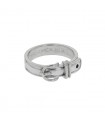 Hermès Ceinture silver ring