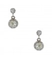 Diamonds and gold earrings