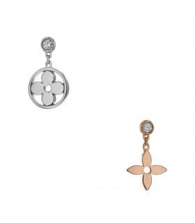 Louis Vuitton Monogram Idylle diamonds and gold earrings