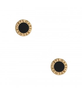 Bulgari Bulgari onyx and gold earrings