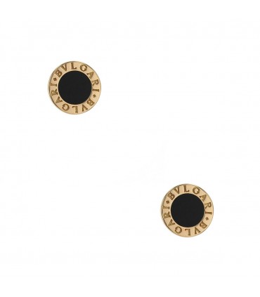 Bulgari Bulgari onyx and gold earrings