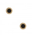 Bulgari Bulgari onyx and gold earrings