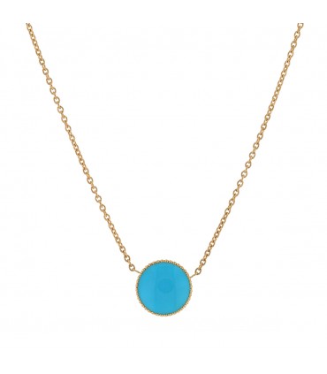 Dior Rose des Vents turquoise, diamond and gold necklace