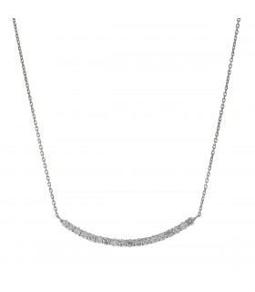 Diamonds and gold necklace