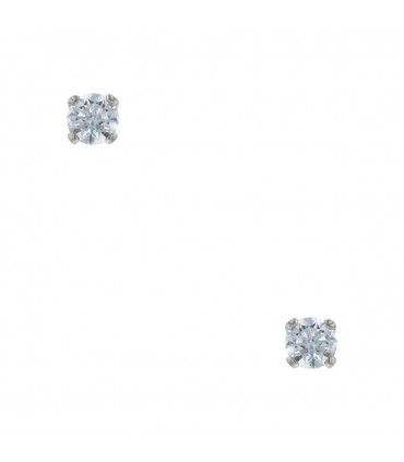 Boucles d’oreilles or, diamants
