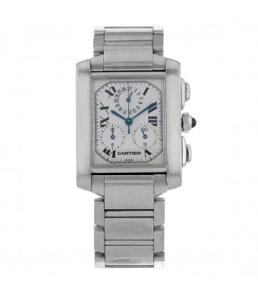 Cartier Tank stainless steel watch