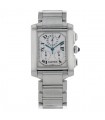 Cartier Tank stainless steel watch