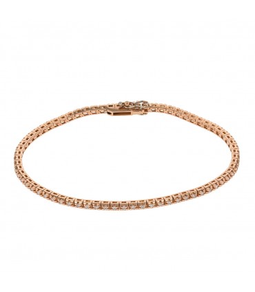 Diamonds and gold bracelet