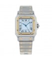 Cartier Santos gold and stainless steel watch