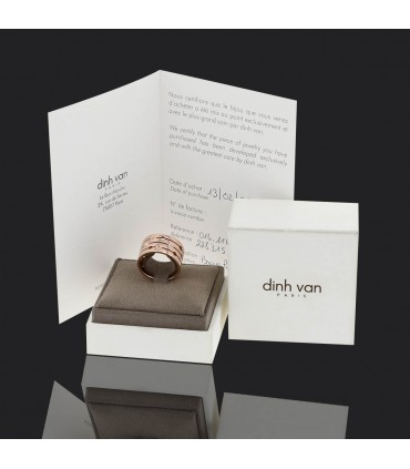 Dinh Van Pulse diamonds and gold ring