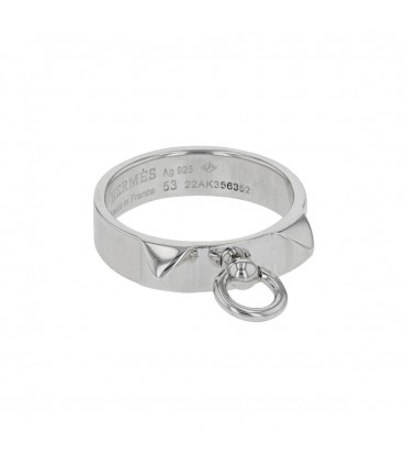 Hermès Collier de Chien silver ring
