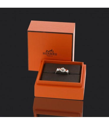 Hermès Collier de Chien silver ring