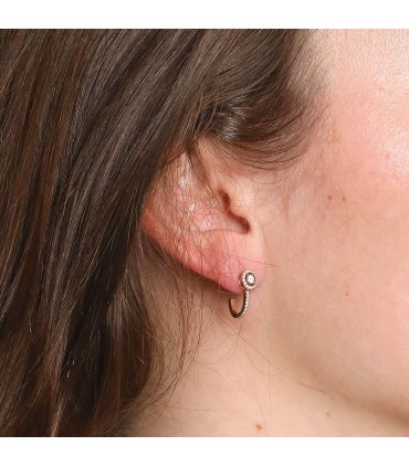 Messika Joy diamonds and gold earrings