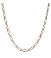 Two-tones gold necklace