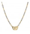 Dinh Van Menottes R13 two-tones gold necklace