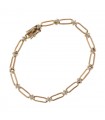 Two-tones gold bracelet