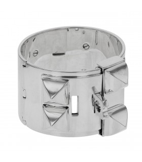 Hermès Collier de Chien silver bracelet