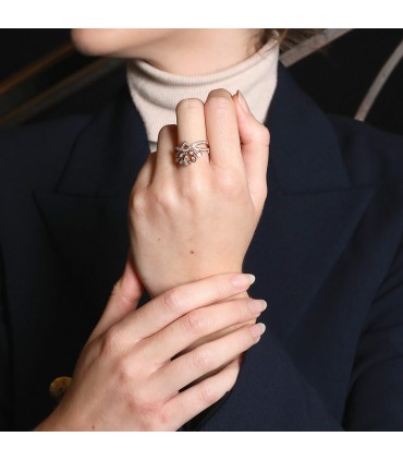 Celinni Diamonds and gold ring