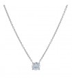 Diamond and gold necklace - GIA 1,01 ct D VS1