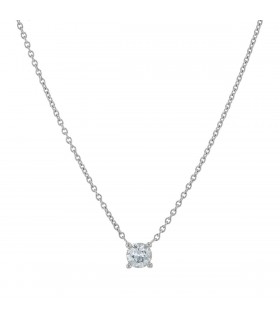 Collier solitaire diamant