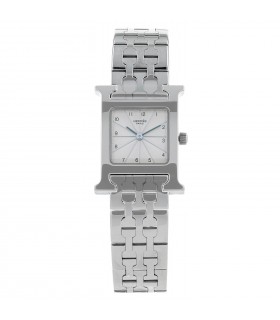 Hermès Heure H stainless steel watch