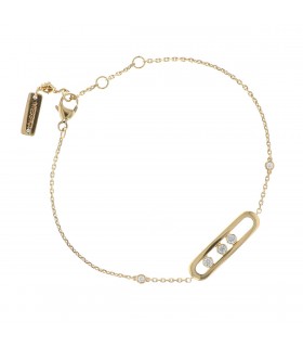 Messika Baby Move diamonds and gold bracelet