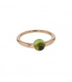 Pomellato M’ama non M’ama peridot and gold ring