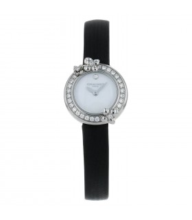 Chaumet Hortensia diamonds and stainless steel watch