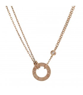 Cartier Love gold and diamonds necklace