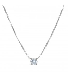 Diamond and gold necklace - LFG 1,00 ct D VVS2