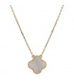 Van Cleef & Arpels Alhambra mother-of-pearl and gold necklace