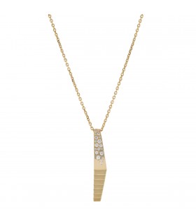 Diamonds and gold Canaglia Paris necklace