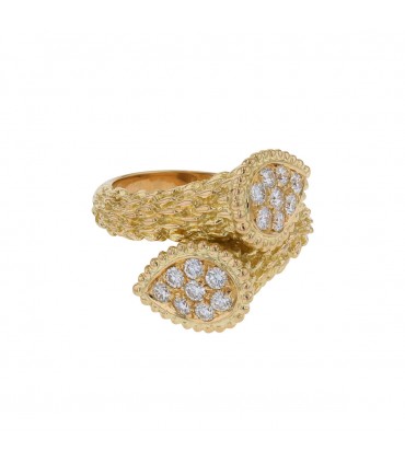 Boucheron Serpent Bohème diamonds and gold ring Motif S