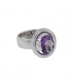 Poiray amethyst and gold ring