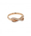 Tiffany & Co. Infinity diamonds and gold ring