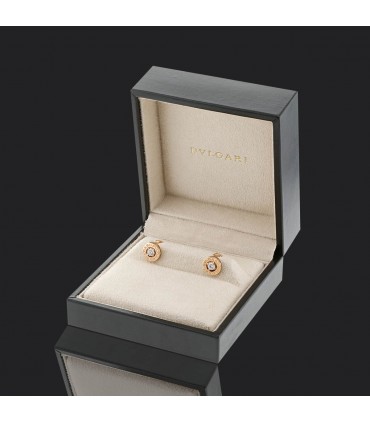 Bulgari Bulgari diamonds and gold earrings