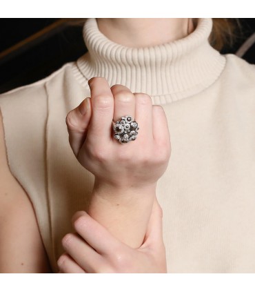 Bague or, diamants