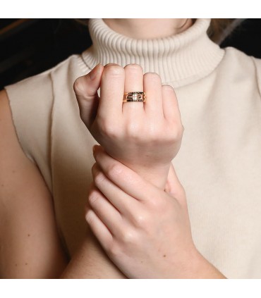 Bulgari Parentesi gold ring