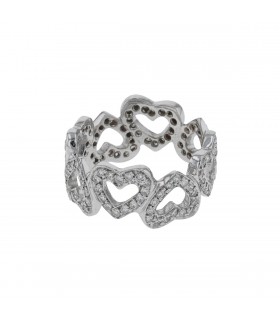 Diamonds and gold ring