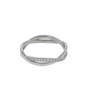 De Beers Infinity diamonds and gold ring