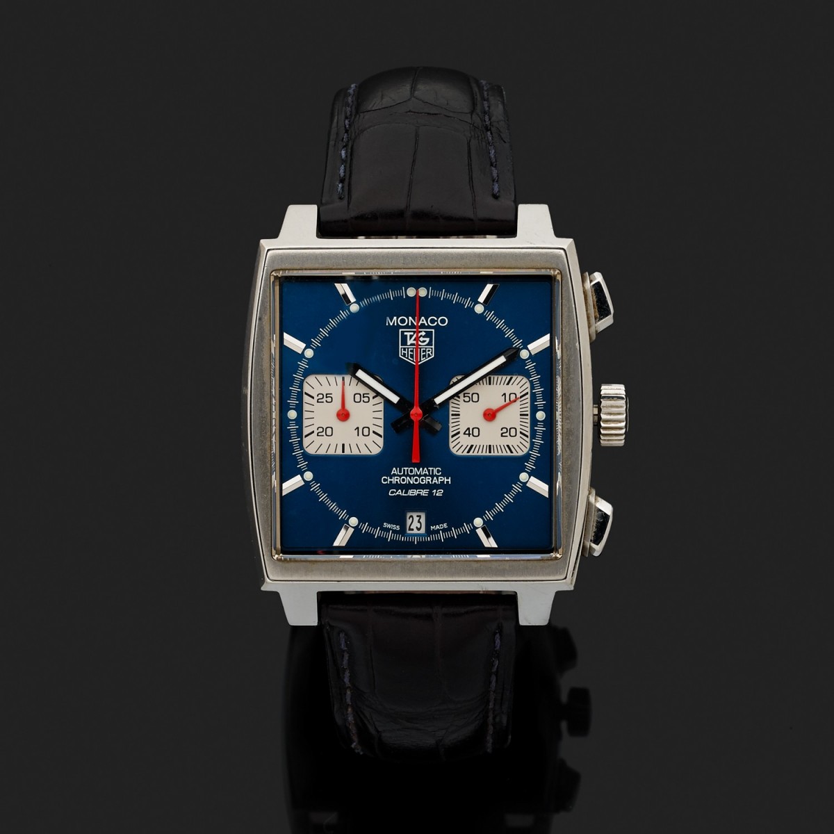 Montre Tag Heuer Monaco Calibre 12 dites Steve McQueen