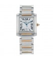 Cartier Tank Française gold and stainless steel watch