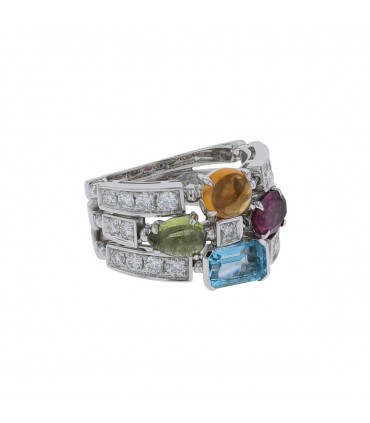 Bulgari Allegra diamonds, fine stones and gold ring