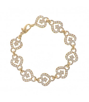 O.J. Perrin Légendes diamonds and 18k gold bracelet