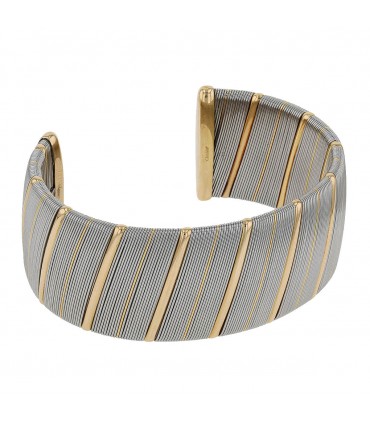 Cartier 18k gold and steel bracelet