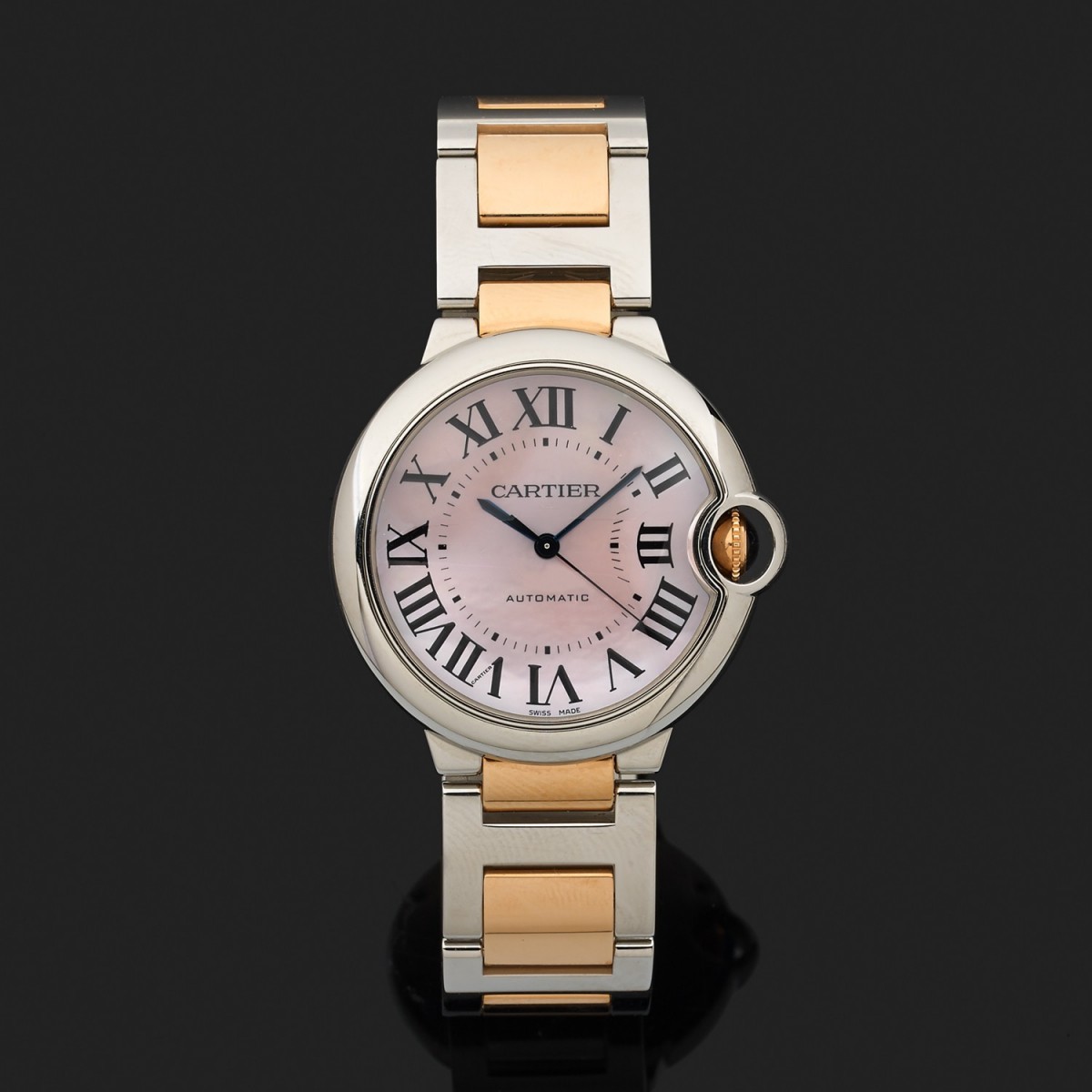 cartier ballon bleu gold and silver