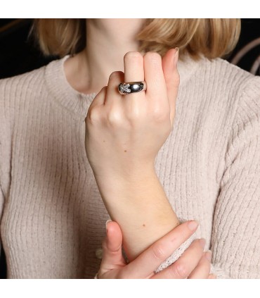 Chaumet Liens diamonds and gold ring