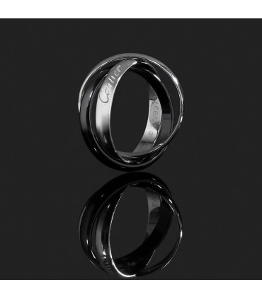 Bague Cartier Trinity Noir et Blanc